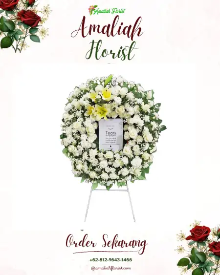 Krans Bunga Duka Labuhan Ratu