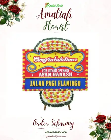 Sewa Papan Bunga Labuhan Ratu